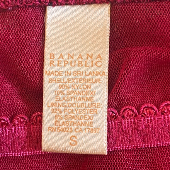 Banana Republic I Y2K I Pink Raspberry Faux Wrap Printed Top & Cami - Picture 13 of 16